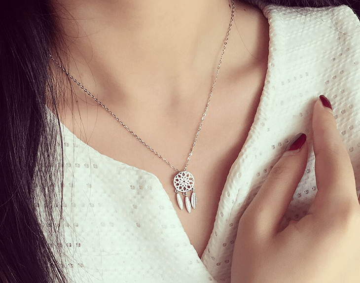 Collar de plata para mujer - Terzo stile